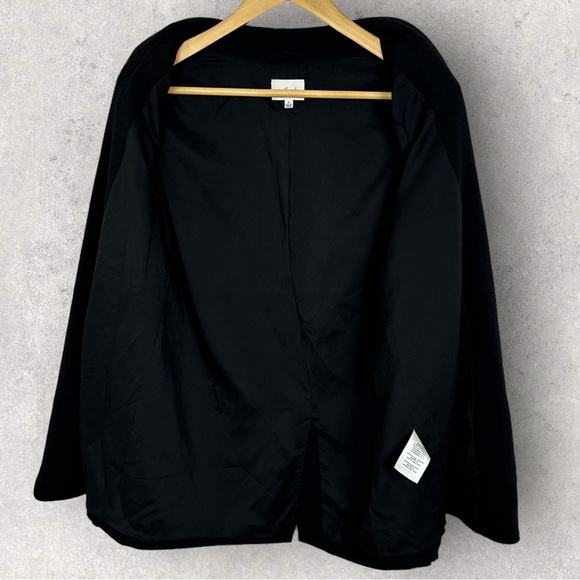 Aritzia Wilfred Mayet Jacket Black Size Small Relax Fit Japanese Fabric Minimal - Picture 8 of 14